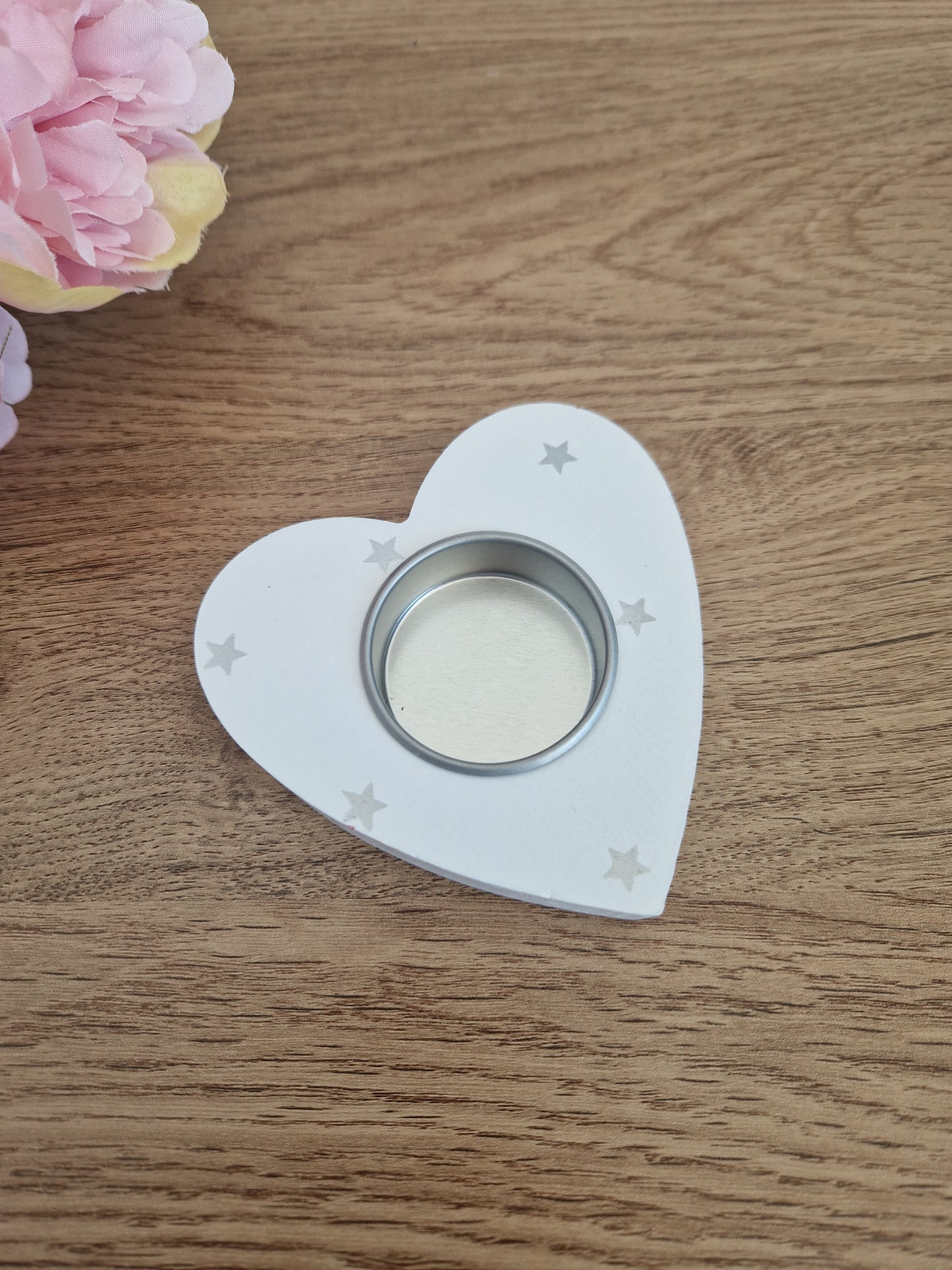 Heart And Stars Tealight Holder