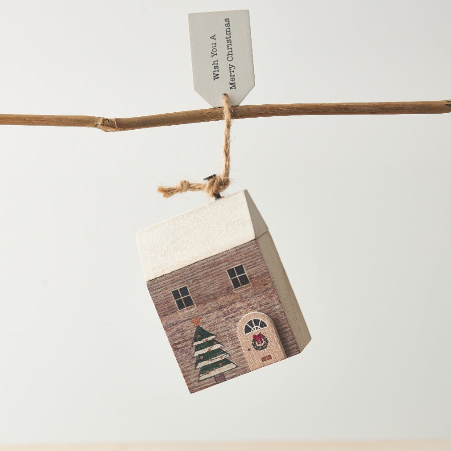 Wooden Christmas House