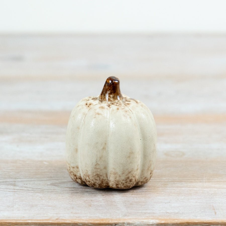 Small Glazed Pumpkin Ornament 7.3cm