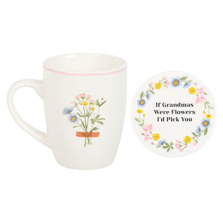 Grandma Mug And Coaster Set