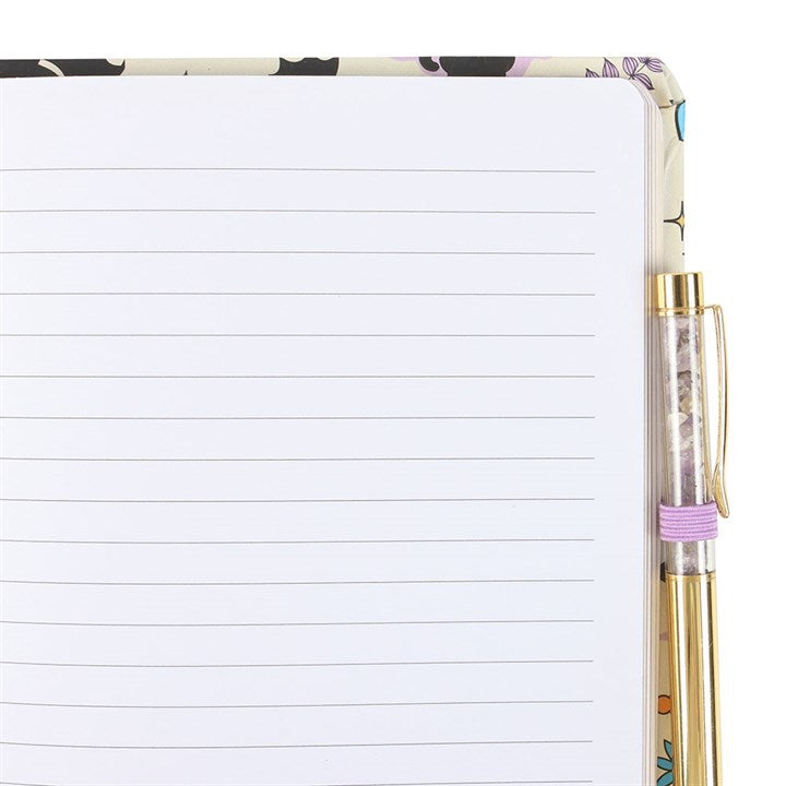 Halloween Cat Notepad And Pen Set