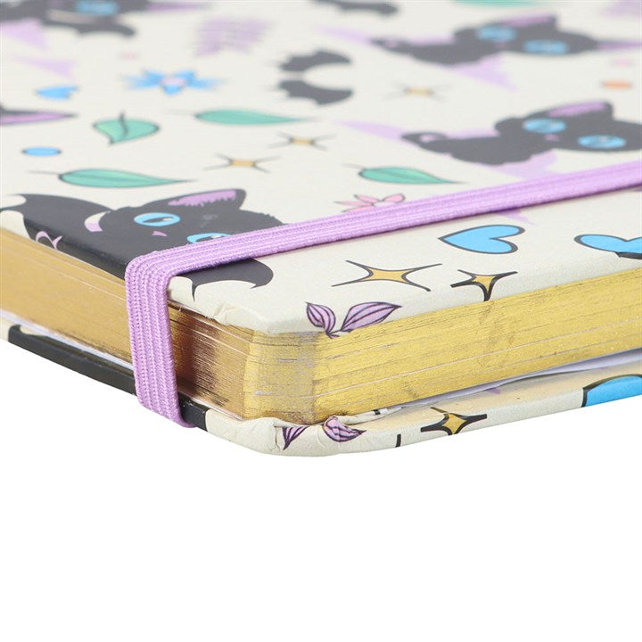 Halloween Cat Notepad And Pen Set