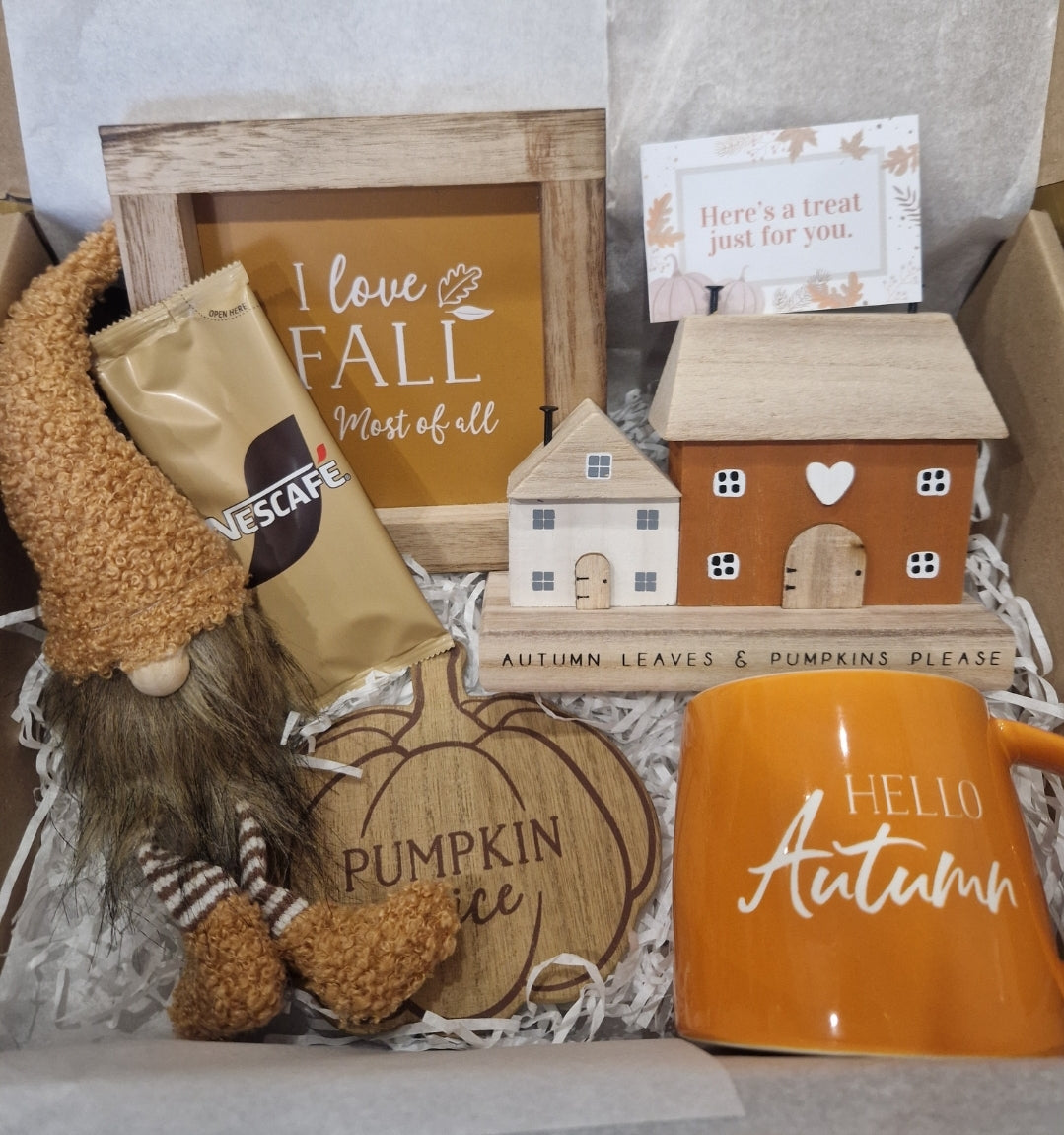 I Love Fall Autumn Gift Box
