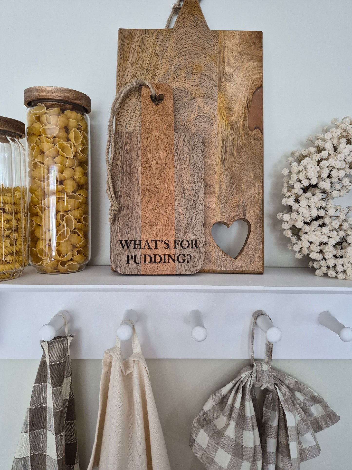 Wooden Heart Chopping Board