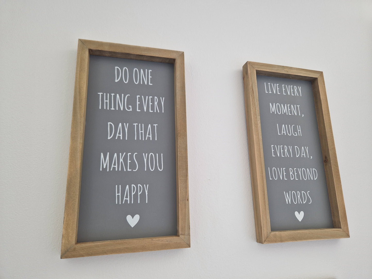 Set Of 2 Quote Signs