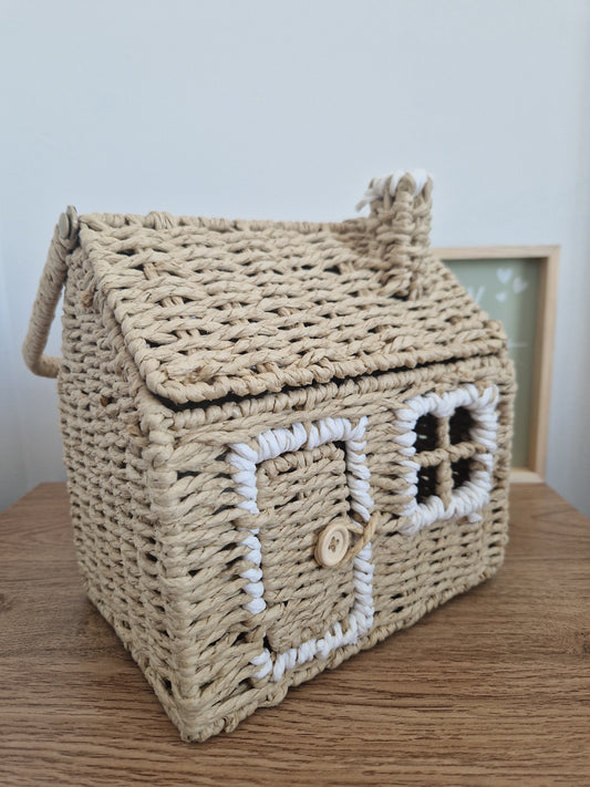 Wicker House Basket