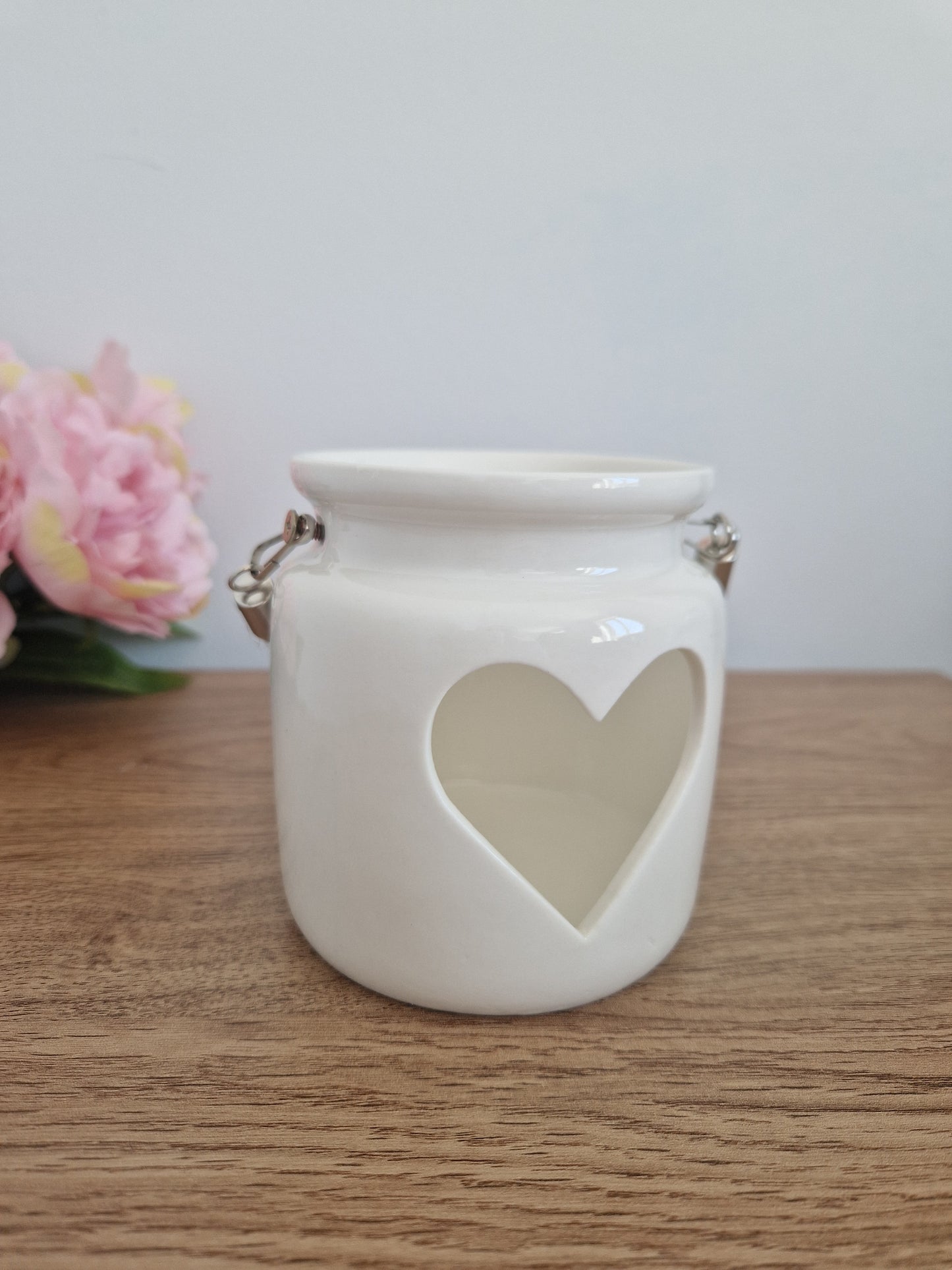 Cut Out Heart Candle Holder