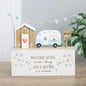 Beach Hut Caravan Wooden Ornament