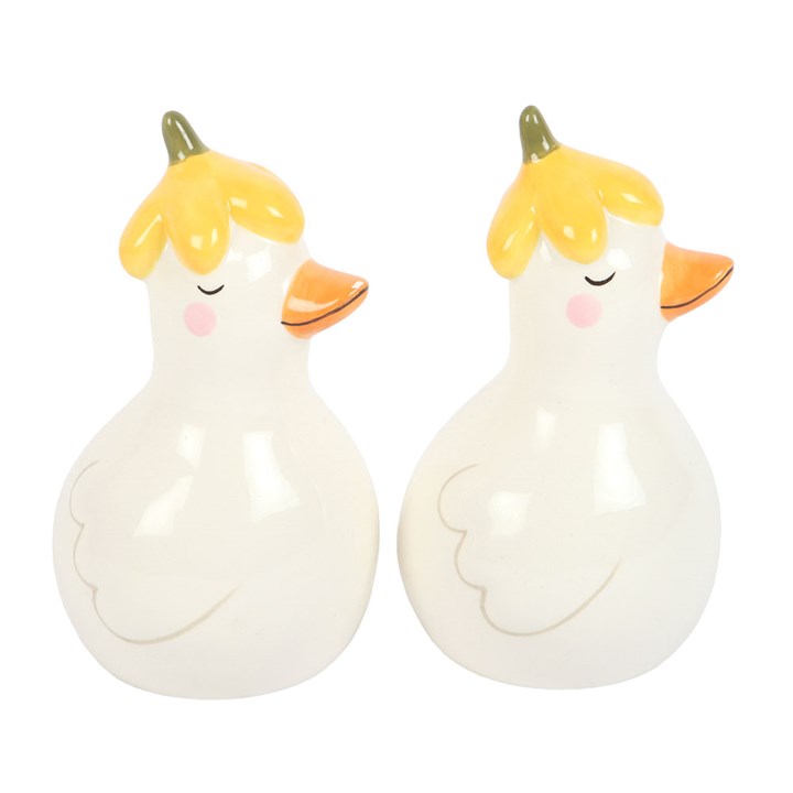 Spring Duck Salt And Pepper Shakers