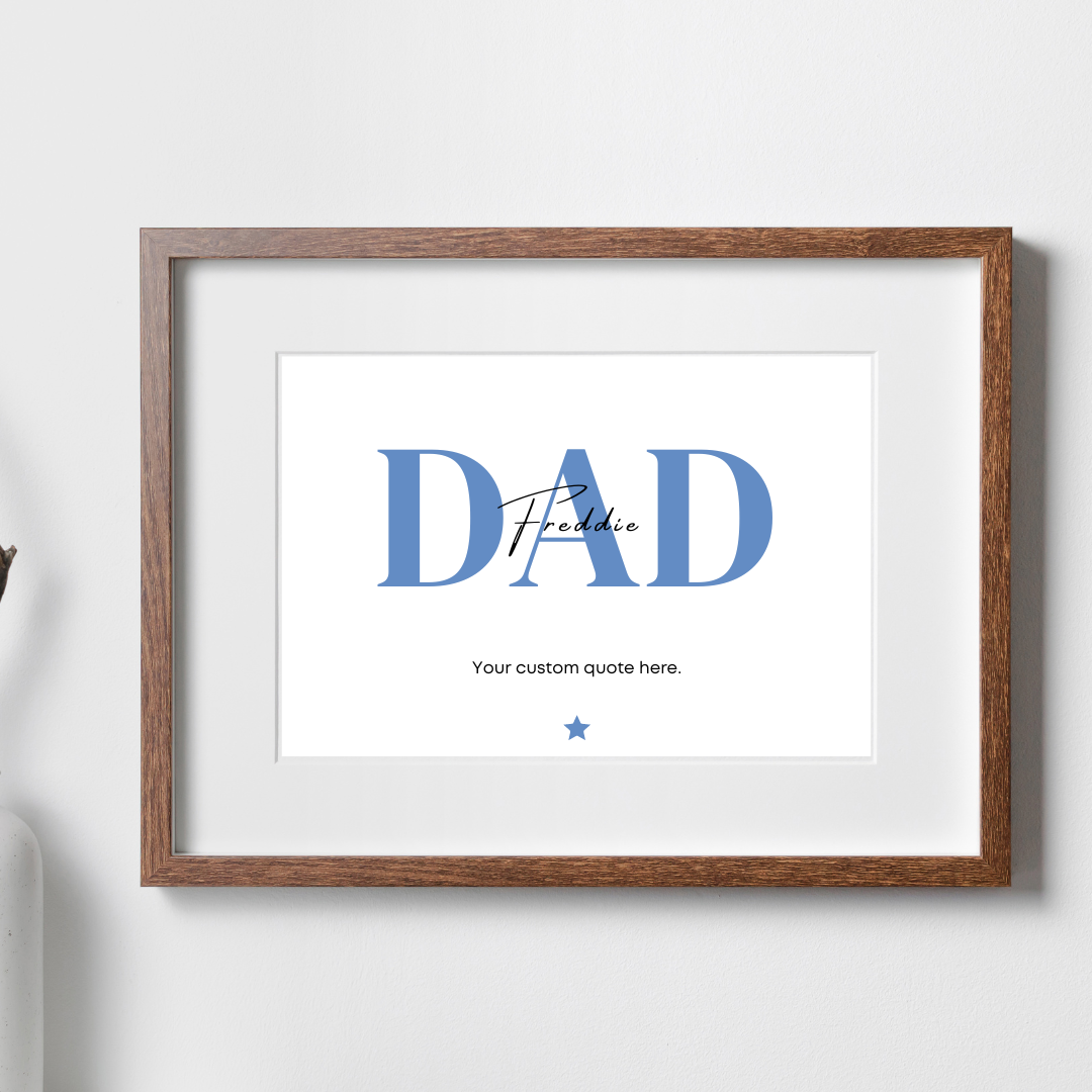 Personalised Daddy/Dad Print