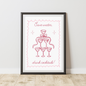 Save Water, Drink Cocktails Print