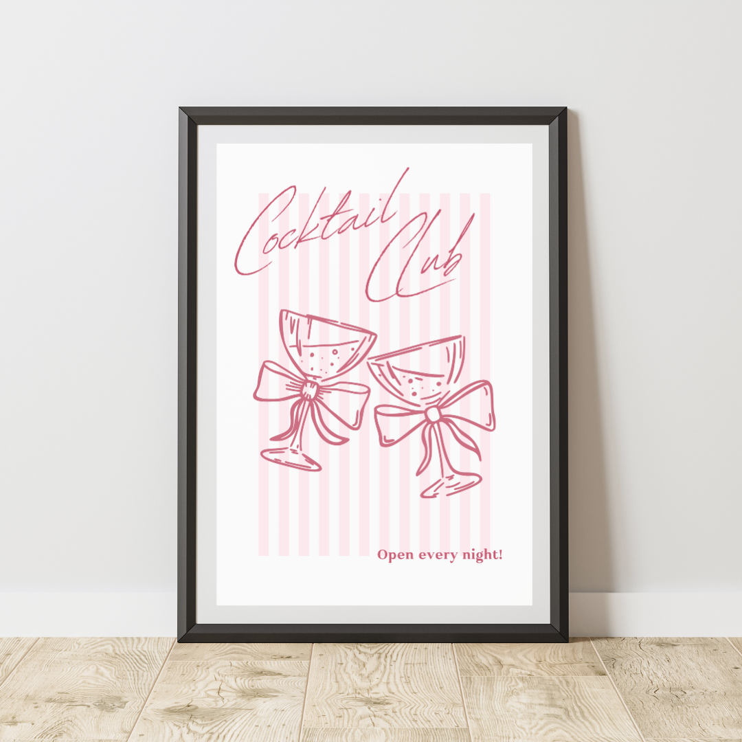 Cocktail Club Print