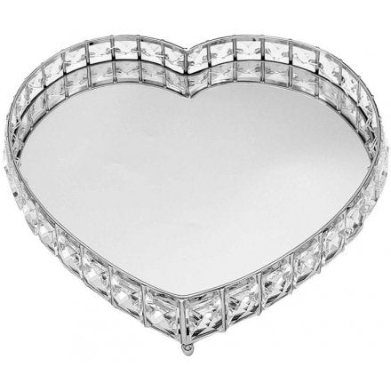 Crystal Heart Tray