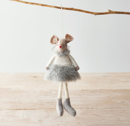 Hanging Grey Mouse