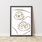 Croissant Art Print