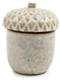 Lidded Acorn Pot