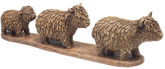 Highland Cow Family Ornament