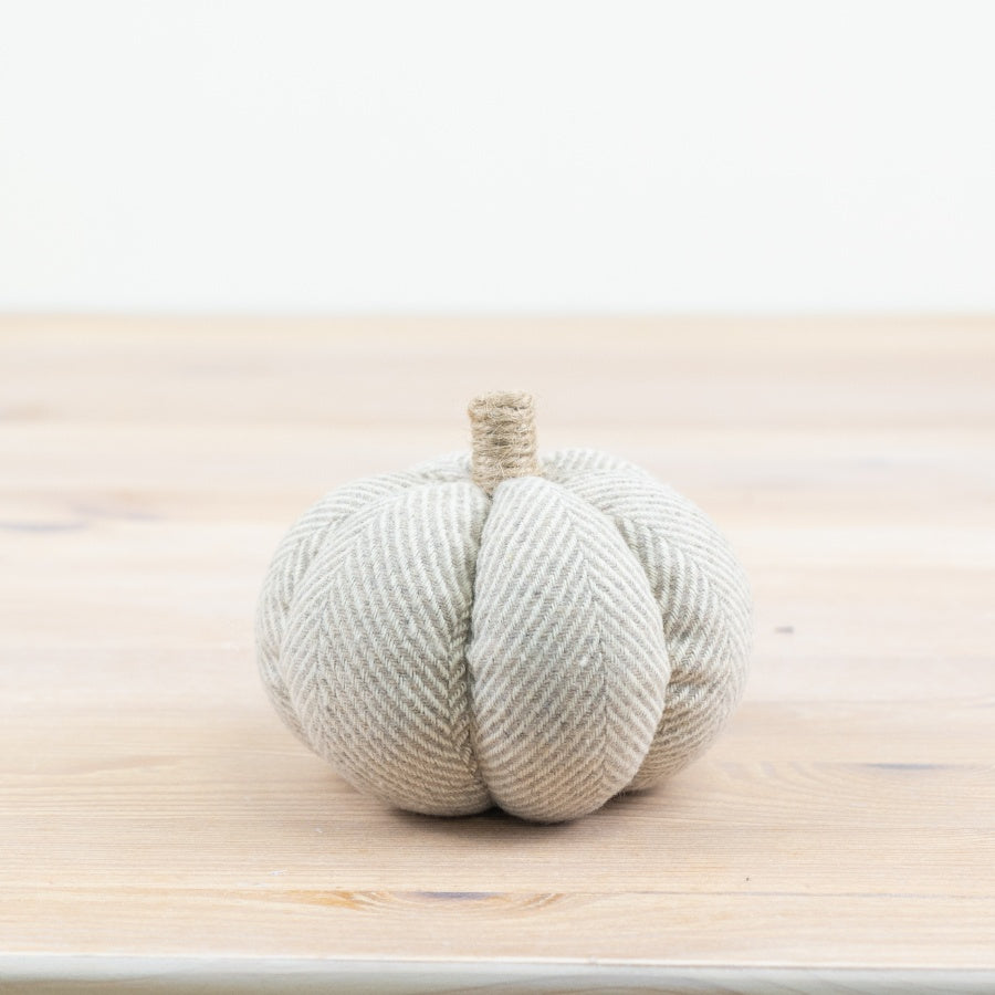 Herringbone Fabric Pumpkin