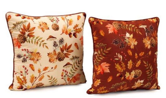 Autumn Floral Scatter Cushions Set Of 2