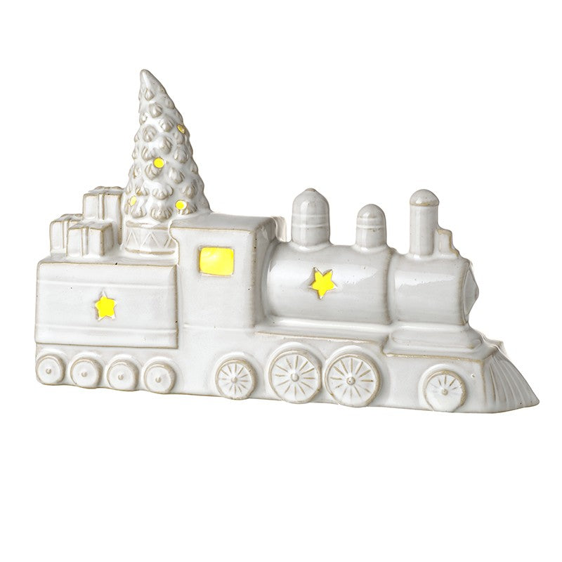 White Train T Light Holder