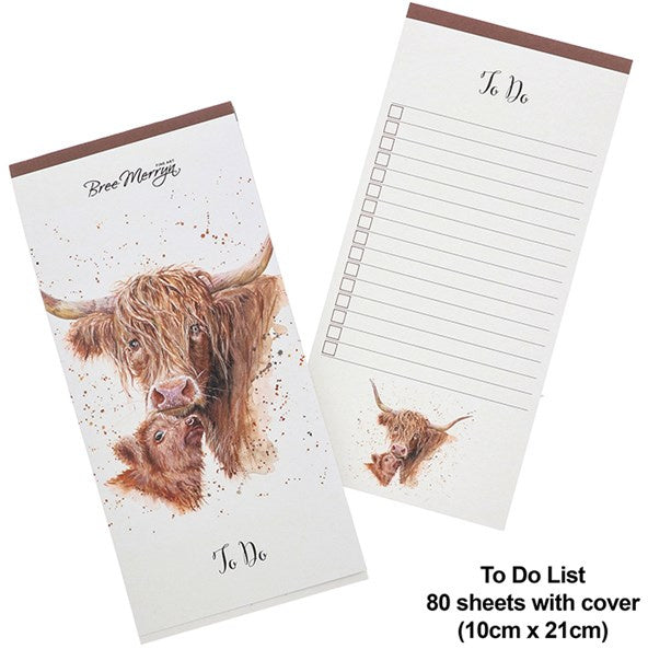 Highland Cow To Do List - 80 Sheets