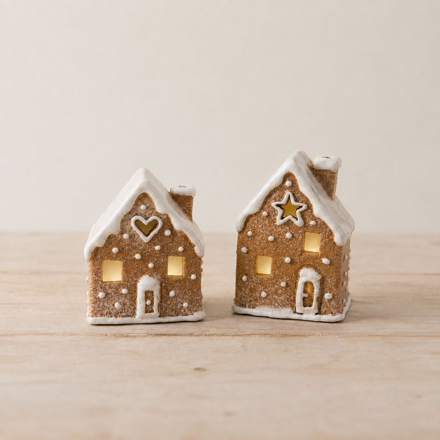 LED Gingerbread House