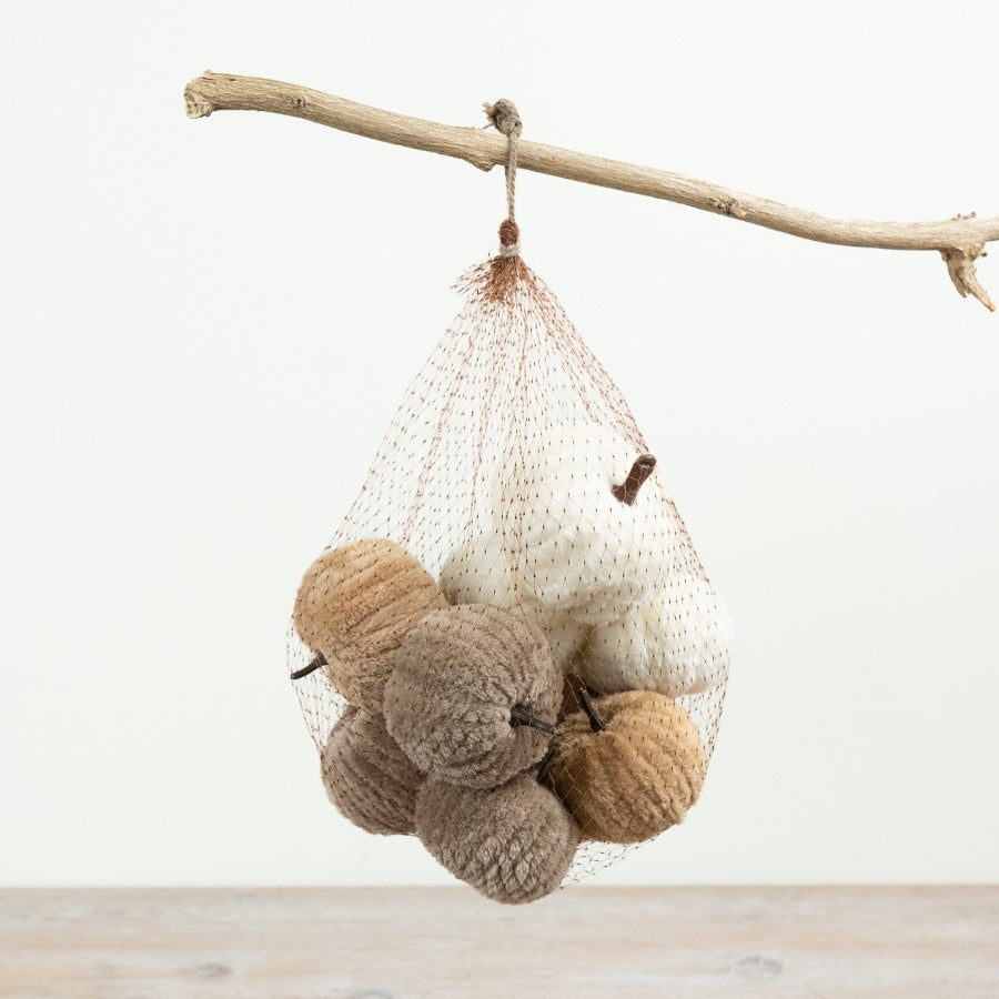 Bag Of Autumn Pumpkins