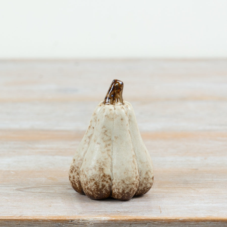Neutral Pumpkin Ornament 8.5cm