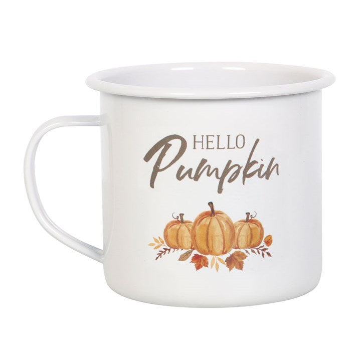 Hello Pumpin Enamel Mug
