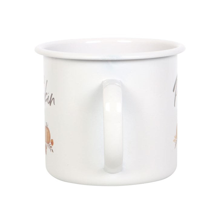 Hello Pumpin Enamel Mug