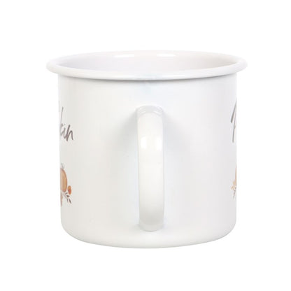 Hello Pumpin Enamel Mug