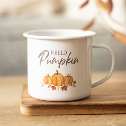Hello Pumpin Enamel Mug