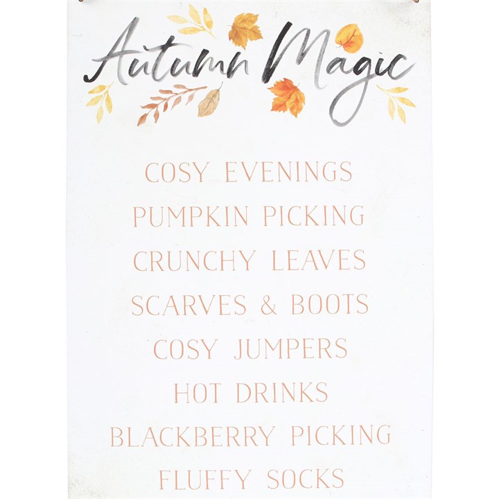 Autumn Magic Sign