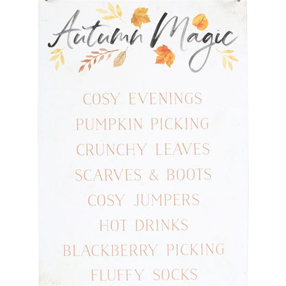 Autumn Magic Sign