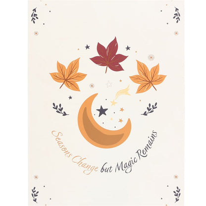 Seasons Change Hanging Autumn Sign