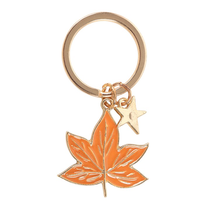 Autumn Leaf Keyring