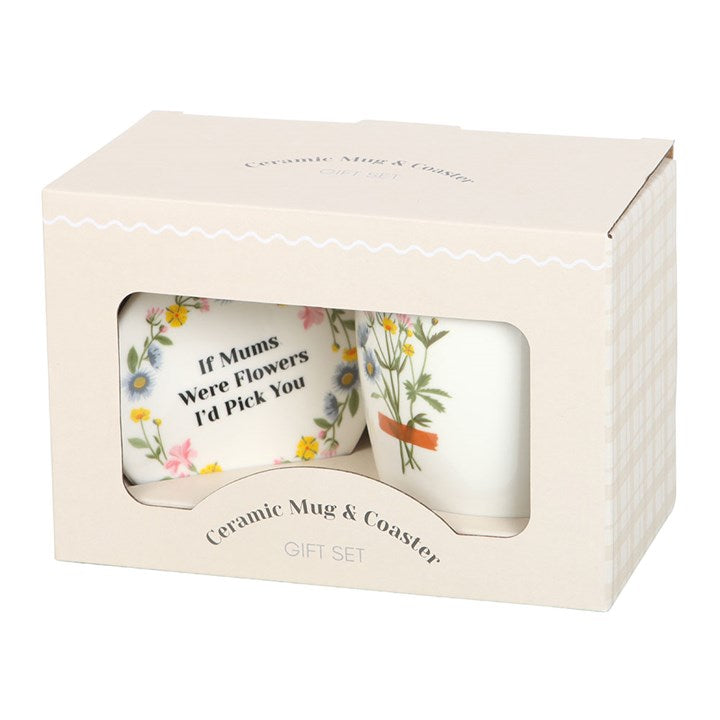 Mum Mug And Coaster Set