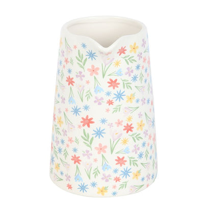 Floral Spring Flower Jug