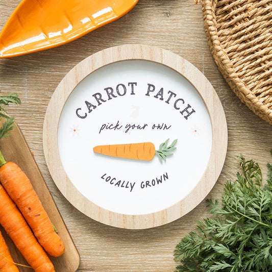 Carrot Patch Wall Plaque