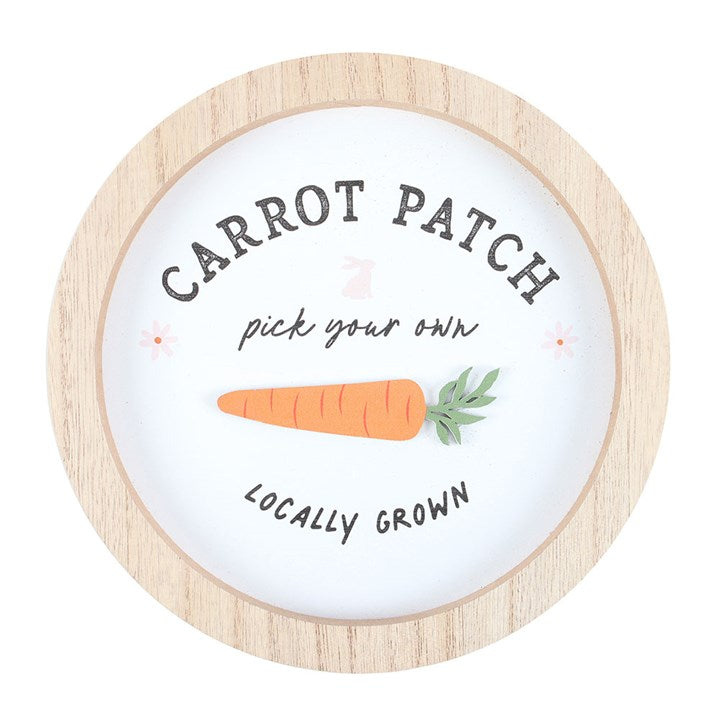 Carrot Patch Wall Plaque