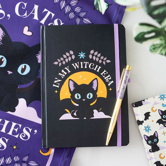Black Cat Notepad And Pen Set