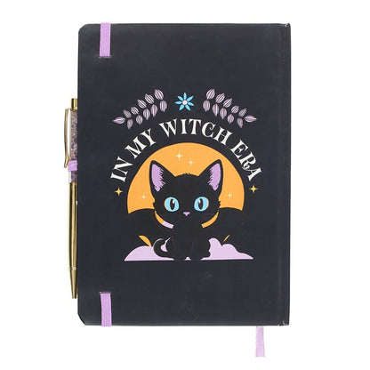 Black Cat Notepad And Pen Set