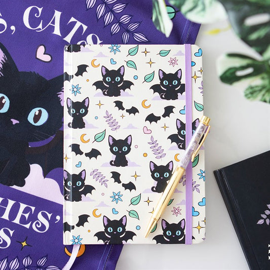 Halloween Cat Notepad And Pen Set