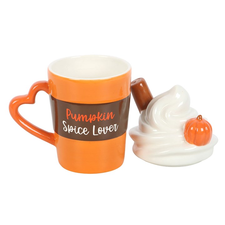 Pumpkin Spice Lover Lidded Mug