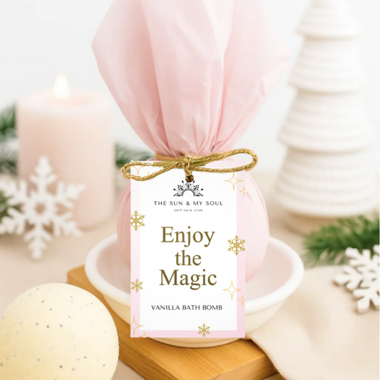 Enjoy the Magic Christmas Bath Bomb - Vanilla Scent