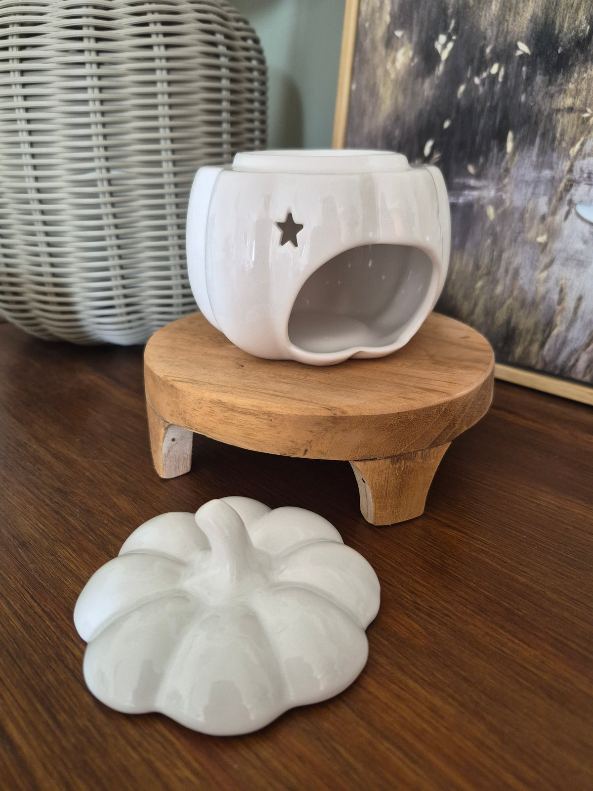 White Pumpkin Oil Burner