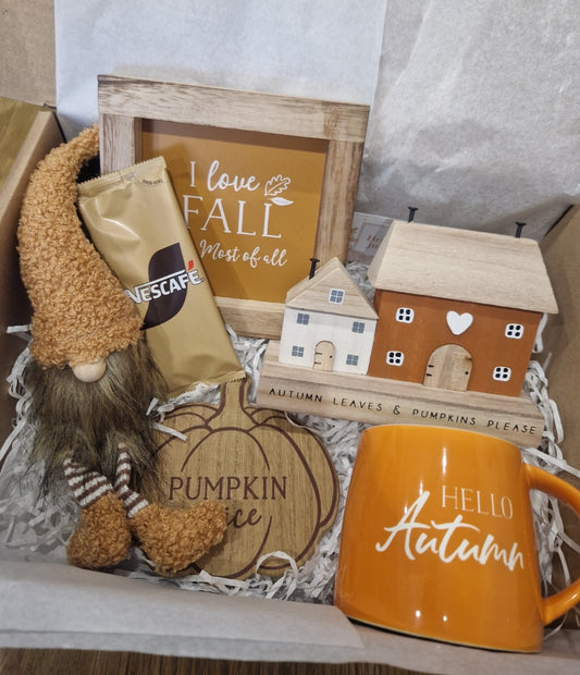 I Love Fall Autumn Gift Box