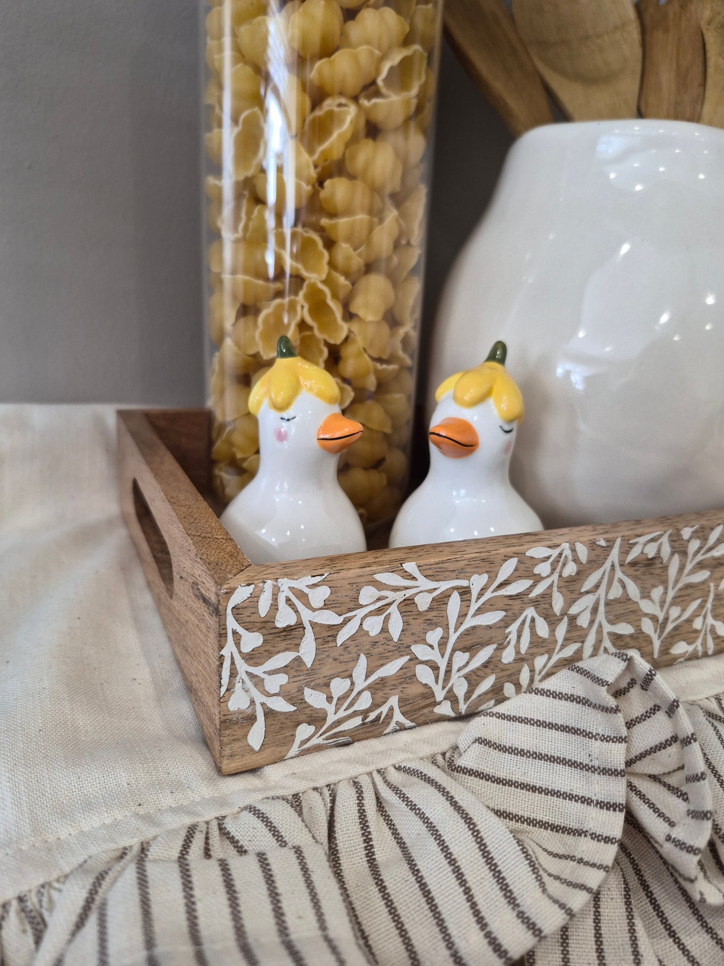 Spring Duck Salt And Pepper Shakers