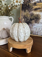 Glazed Porcelain Pumpkin