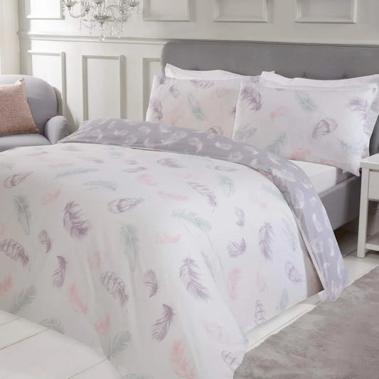 Feather Pattern Duvet Set